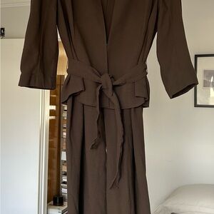 Talbots Brown Pants and Top Set